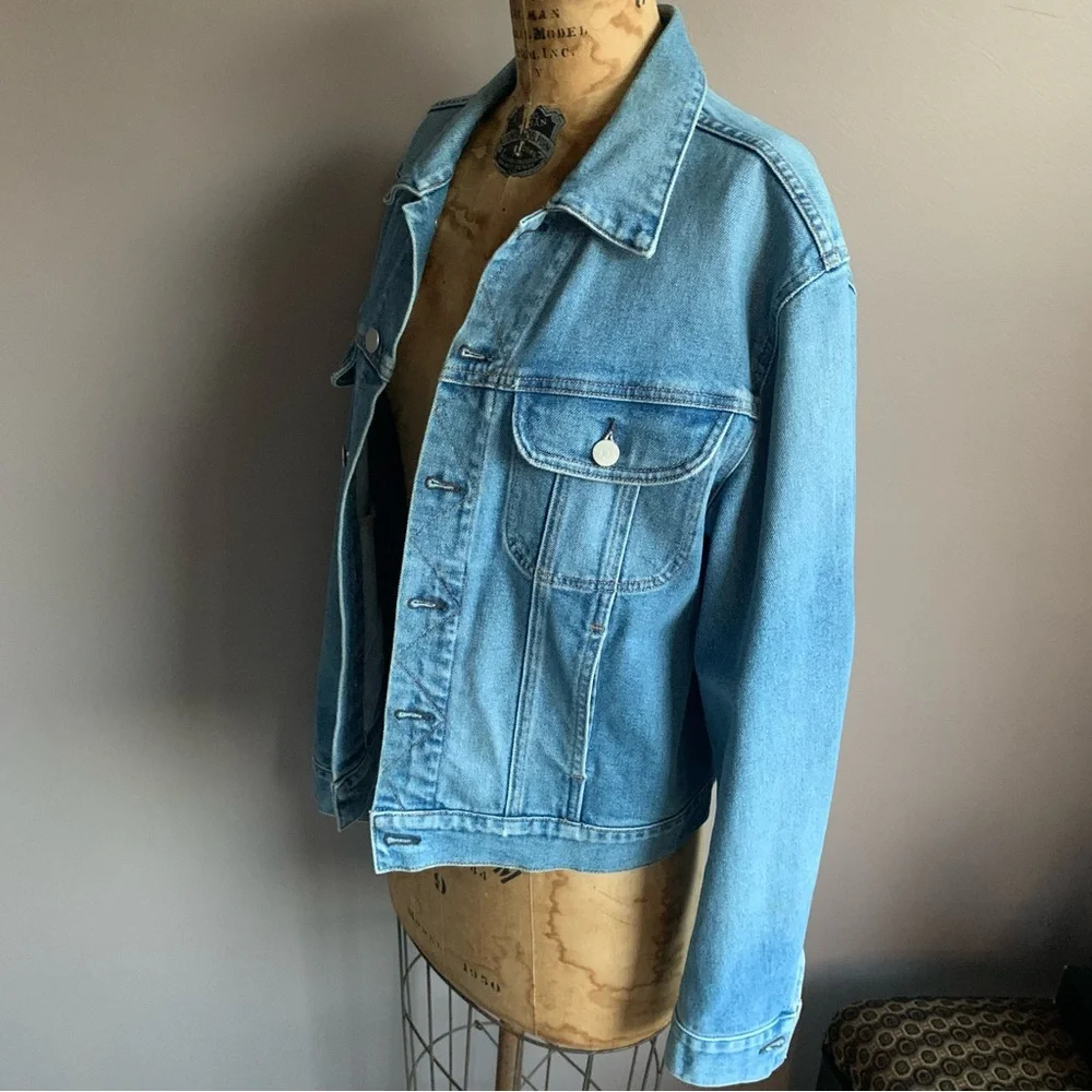 CQY Denim Harper Jacket. Luxury denim, Size Small - Picture 8 of 13